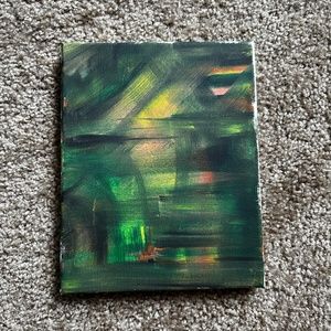 Artistic paining - green